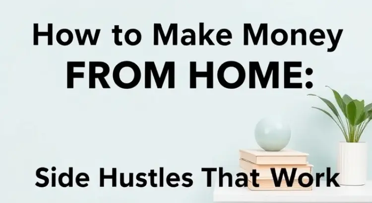 How to Make Money from Home: Side Hustles That Work
